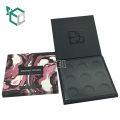 recycled cardboard foil stamping paper eyeshadow palette packaging box with mirror